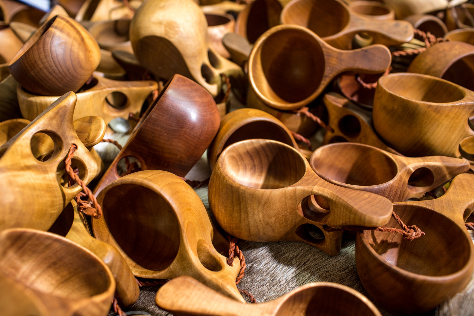 Kuksa Drinking Cups Hand Crafted From Carved Birch